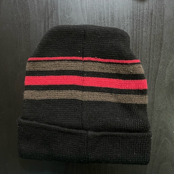 Unisex Beanie (Black and Red) - Picture 2 of 2